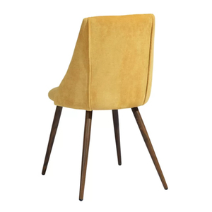 2019 vendita calda mobili per la casa creativo classic design molti colori facoltativi confortevole in tessuto nordic sedia <span class=keywords><strong>da</strong></span> <span class=keywords><strong>pranzo</strong></span> con gambe in metallo - Product Image 3