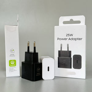 T2510 <span class=keywords><strong>Cargador</strong></span> <span class=keywords><strong>de</strong></span> 3 pines <span class=keywords><strong>tipo</strong></span> C enchufe Reino Unido versión 25W USB C Bloque <span class=keywords><strong>de</strong></span> <span class=keywords><strong>cargador</strong></span> <span class=keywords><strong>de</strong></span> pared para Samsung A80 A23 S25 S24 S23 note 20 A20 A9 M21 - Product Image 3