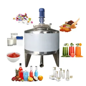 Stainless Steel Storage Tank 1000l Mixing Tank With Sealed Pneumatic Stirring Function Liquid Mixing Storage Tanks