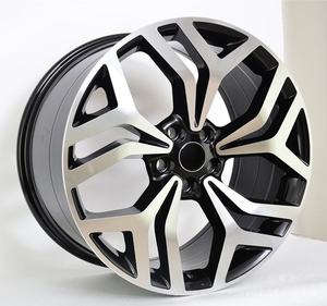 Jantes en alliage 5x108 ET43 21 22 pouces <span class=keywords><strong>5</strong></span> branches Sport Luxe, roues de remplacement pour Land Rover Vogue Sport Discovery Velar (lot) - Product Image 5
