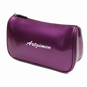 Trousse <span class=keywords><strong>de</strong></span> Maquillage en Cuir Verni Brillant Écologique pour Esthétique Y2K, Pochette Cosmétique <span class=keywords><strong>de</strong></span> Voyage Imperméable, Sac <span class=keywords><strong>de</strong></span> Toilette en Gros - Product Image 6