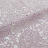 Tissu en dentelle florale en coton de haute qualité YY, tissu en dentelle brodée en nylon bleu clair pour robes de soirée et couture