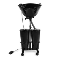 Bacs à Shampooing Réglables en Hauteur pour Salon de Coiffure, Équipement Professionnel, Outils de Coiffure, Lavabo Mobile pour Barbier