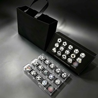 Neu eingetroffen: Fußball-Geschenkbox aus PVC, 3,8 cm, verbesserte Premium-Verpackung, individuelles Logo, Fußballtrophäe, Spieler- und Fan-Anerkennung, Großhandel