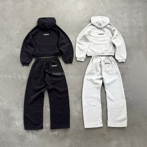 Fabricant de survêtements personnalisés, design de survêtement pour hommes, survêtement de jogging de haute qualité, pantalon de survêtement ample et ensemble de sweats à capuche - Product Image 2
