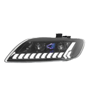 For 06-15 Q7 12V <b>LED</b> <b>Headlight</b> Assembly Modification New Daytime Running Lights Flowing Turn Signal Lens 12v <b>LED</b> <b>Headlights</b> for - Product Image 1