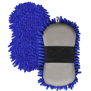 Làm Sạch Xe Đánh Bóng Rửa Chenille Microfiber Sponge