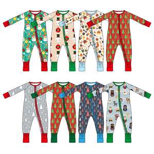 Weiwei لا تعريفة الغموض بيجامة الخيزران الجملة مربع Rts ملابس الاطفال الفتيات منامة الخريف الشتاء - Product Image 1