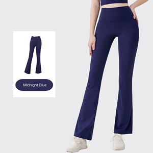 Hot Selling High-quality Soft Breathable High Waist Solid Full Length Yoga <b>Flare</b> <b>Legging</b> for Yoga and Fitness Use - Product Image 5