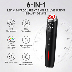 Nouvel appareil professionnel de lifting facial à micro-courant <span class=keywords><strong>MC</strong></span> Derma-S Booster, raffermissant, anti-âge, sculpture du visage en V, instrument de beauté - Product Image 3