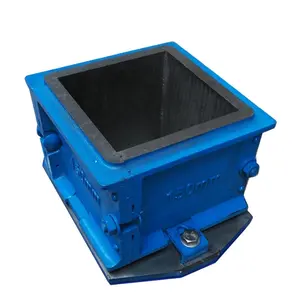 Factory price 100 150 mm Cast Iron Concrete Cube Test Moulds