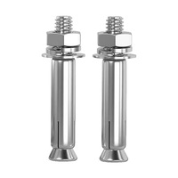 Boulons d'ancrage à manchon en acier inoxydable galvanisé de 1/4 ", 3/8 ", 3/4 " avec tête filetée M4, résistance à la cisaillement de 5000 lb, norme DIN