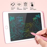 Cadeau idéal pour les enfants, tableau effaçable électronique numérique LCD de 8,5 pouces de couleur bleue, tablette d'écriture pour enfants