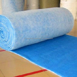 Petit pain bleu et blanc de médias de <span class=keywords><strong>filtre</strong></span> <span class=keywords><strong>à</strong></span> air du polyester <span class=keywords><strong>G4</strong></span> pour des industries de filtration - Product Image 2