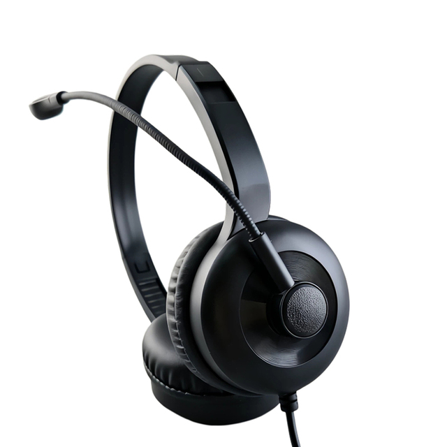 Call Center Ear Wired Headset IPX-4 Waterproof 3.5mm Plug High Quality Sound Mic Office Professional Computer Laptop OEM ODM