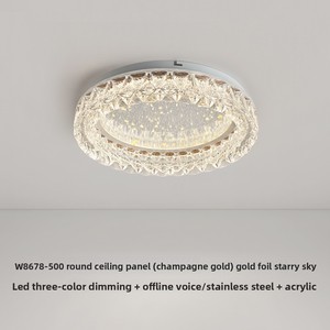 Ventilateur de plafond LED de luxe moderne avec lumière, lustre ventilateur <span class=keywords><strong>pour</strong></span> salle de banquet, hôtel, hall, villa, salon, salle à manger, éclairage décoratif - Product Image 4