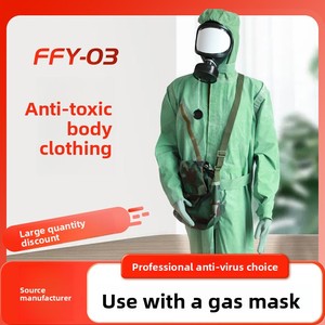 Vêtements d'urgence nucléaire anti-toxiques, ignifuges, résistants aux acides et aux alcalis, bio-chimiques FFY03 pour usine - Product Image 5