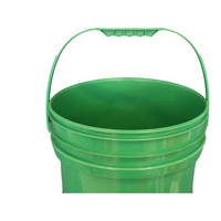 Seau en PP à ouverture large et faible gravité 20LF-3, impression personnalisée, conception anti-renversement pour application de peinture lourde sur site