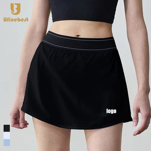 Minifalda 2 en 1 para Mujer con Bolsillo Transpirable para Gimnasio y Fitness de Cintura Elástica para Yoga, Golf, Tenis y Pickleball - Product Image 1