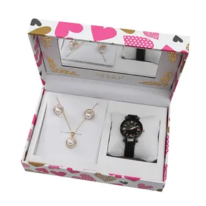 New Necklace Earrings Exquisite Watch Gift Set For My Girlfriend On Valentine'S Day