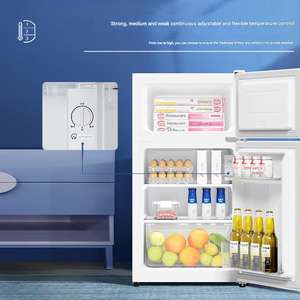 <span class=keywords><strong>Réfrigérateur</strong></span> électrique compact 88L à double porte, économe en énergie, pour usage domestique et hôtelier, appartement, dortoir, bureau - Product Image 3