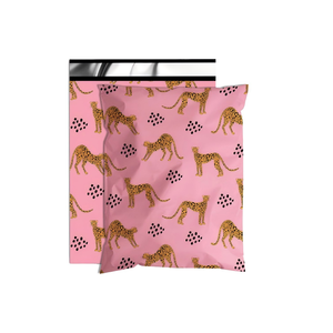 Huamaohengchun6x9 Inch 100 Pcs <b>Poly</b> <b>Mailer</b>, Waterproof&Tear-Resistant Shipping <b>Bags</b> with Self-Seal,<b>Cute</b> Animal Printed Packaging - Product Image 1