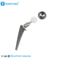 Instrument vétérinaire pour hôpital animal, prothèse bipolaire de hanche orthopédique en acier inoxydable par TOOLMED avec garantie de 3 ans