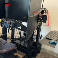aluminium simulateur de cockpit de course siège voiture conduite simulateur de course jeu de cockpit simulateur de course
