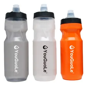 ขวดน้ำจักรยาน600มล. ขวดน้ำดื่มแบบบีบสำหรับใช้กลางแจ้งทำจากพลาสติกสำหรับปั่นจักรยาน // กีฬา // วิ่งปราศจากสาร BPA