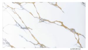 집 광택 흰색 황금 산동 대리석 타일 내부 벽 금 정맥 세라믹 카라라 바닥 대리석 타일 - Product Image 3