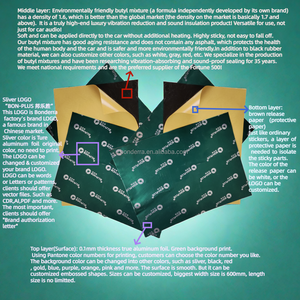Panneau insonorisant et anti-vibrations pour voiture, isolation acoustique complète pour quatre roues, réduction du bruit des portes, auto-adhésif - Product Image 6