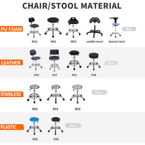 Silla de Laboratorio Antiestática XBY ESD, Taburete de Plástico para Laboratorio Escolar, Hospital, Cuarto Limpio y Taller de Fábrica - Product Image 2