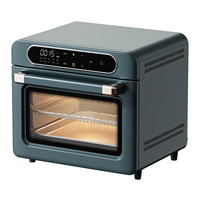 Four électrique de cuisine haute capacité 18L, grille-pain, friteuse à air numérique 1500W multifonction sans huile