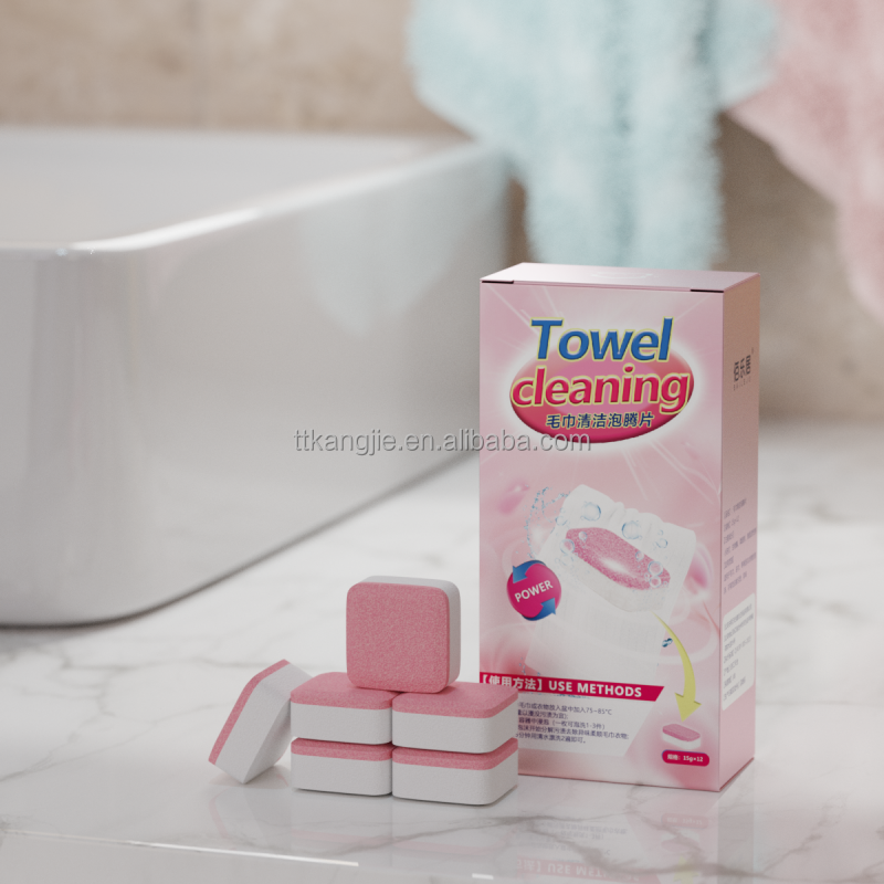 Solid Cleaning Agent for Towel Removes