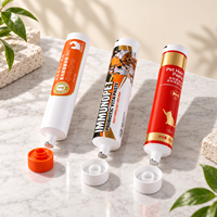 Tube de complément alimentaire pour animaux de compagnie en aluminium-plastique, conteneur de dosage précis avec bouchon à vis pour les soins des animaux