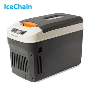 Nouveau Réfrigérateur Portable 22L Double Usage Chauffant et Refroidissant pour <span class=keywords><strong>Voiture</strong></span>, Mini Frigo Extérieur 12V/100-240V Classe Énergétique A, Idéal pour Chaîne du <span class=keywords><strong>Froid</strong></span> - Product Image 1