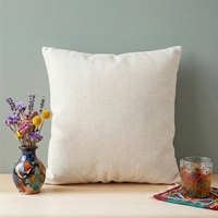 Housse de coussin carrée en lin personnalisée avec impression numérique par sublimation, pour la décoration de la maison, de luxe