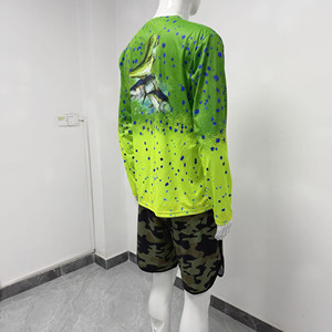 Camisa de Protección Solar Fluorescente para Hombre, de Secado Rápido, Transpirable, con Estampado Duradero, para Pesca en Alta Mar y Navegación - Product Image 6