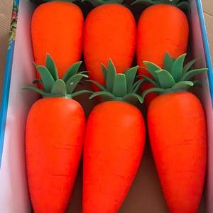 New Trending Jumbo Vegetable Simulation Carrot Stress-relieving Toy Creative Venting Squeeze Squishy Fruit Ball - Product Image 3