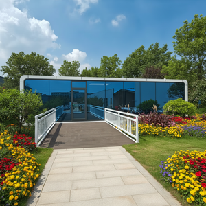 Casa Prefabricada <span class=keywords><strong>de</strong></span> Acero Luban, Ecológica, con Energía Solar, Villa Móvil con 2 Dormitorios, Diseño Moderno <span class=keywords><strong>para</strong></span> Uso en Hoteles al Aire Libre - Product Image 3