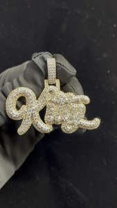 จี้เพชรรูปแมวน่ารักสุดหรู ทำจากเงินแท้ 925 คุณภาพสูง พร้อมโลโก้สั่งทำและมอยส์ซาไนต์สี D ระดับ VVS ของขวัญเครื่องประดับ - Product Image 4