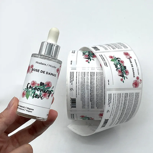 ป้ายสติกเกอร์เครื่องสำอางสำหรับน้ำหอมขวดสเปรย์ไวนิลกันน้ำสีขาวแบบม้วนติดโลโก้ได้ตามต้องการ - Product Image 4