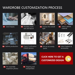 OEM bianco toletta con specchio e illuminazione 7 cassetti e prese di corrente include sedia per camerino da donna - Product Image 5