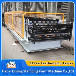 Hebei liming โลหะสี่เหลี่ยมคางหมูเครื่องทำแผ่นหลังคา IBR เครื่องทำแผ่นโลหะลูกฟูกบราซิล - Product Image 5
