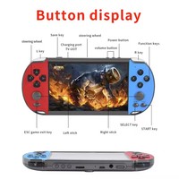 Lecteur de jeu portable Offre Spéciale X7 Plus Console de jeu X7 Plus Console de jeu vidéo de poche à écran de 5.1 pouces
