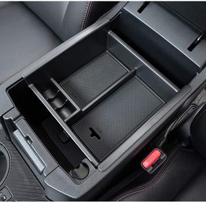 ตัวจัดระเบียบคอนโซลกลางรถใช้ได้กับ Toyota 4 Runner ถาดวัสดุ ABS สีดำกล่องที่วางแขนที่เก็บของรอง - Product Image 2