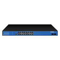 Switch de Red Industrial Gigabit Completo OEM/ODM de 16 Puertos con 2 Puertos SFP en Stock