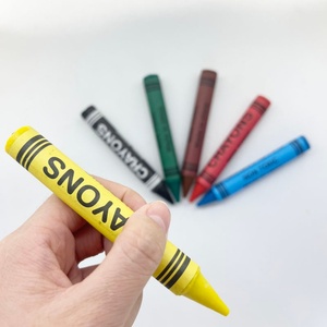 Hot 6 Color Jumbo Crayon Set Customizable 10.5cm Art Painting Crayons for Kids Holiday Gifts Birthday Gifts - Product Image 1
