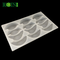 Paquet de 12 blister jetables personnalisés en plastique pp emballage de plateau congelé pour boulette récipient alimentaire avec récipient à sauce