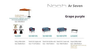 ชุดโซฟาหวายกลางแจ้งสไตล์รีสอร์ทสุดหรู ทนทานต่อสภาพอากาศ กันน้ำ เป็นมิตรกับสิ่งแวดล้อม สำหรับวิลล่าและโรงแรม - Product Image 6